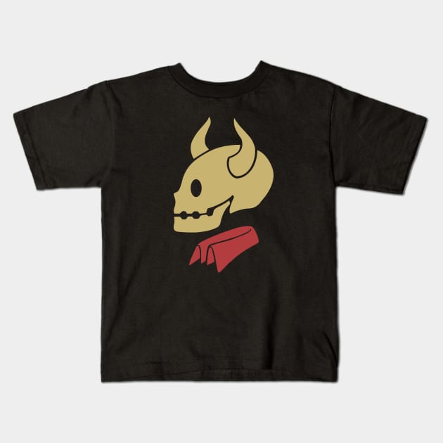 Buffy the Vampire Slayer's Gold Devil Shirt Kids T-Shirt by hiwattart